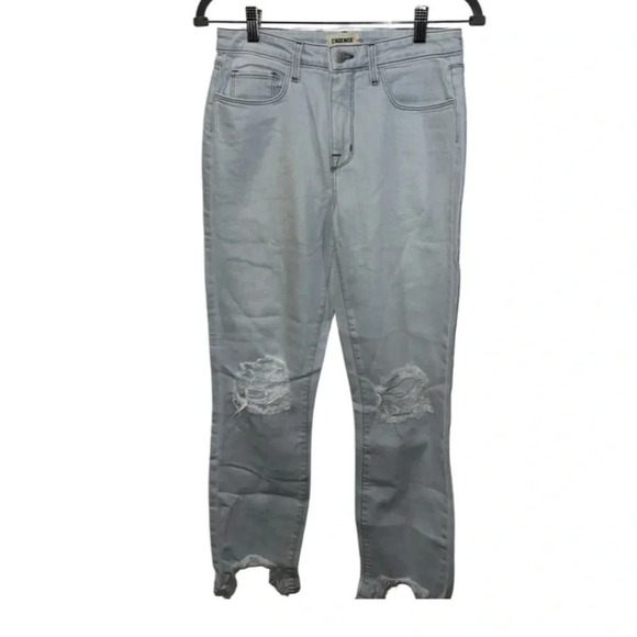 L'Agence High Line Skinny High Rise Fade Out Light Wash Jeans Size 25 - Picture 3 of 8